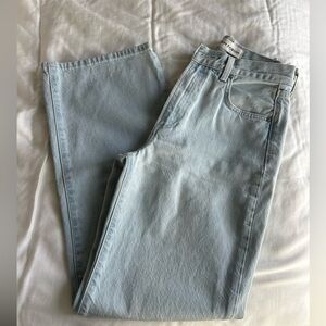 Denim Forum Aritzia FARRAH HI-RISE WIDE size 25